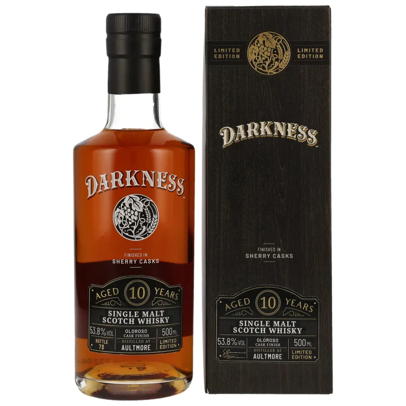 Aultmore – 10 Year Old Oloroso Cask Finish (Darkness) (70cl, 53.8%)