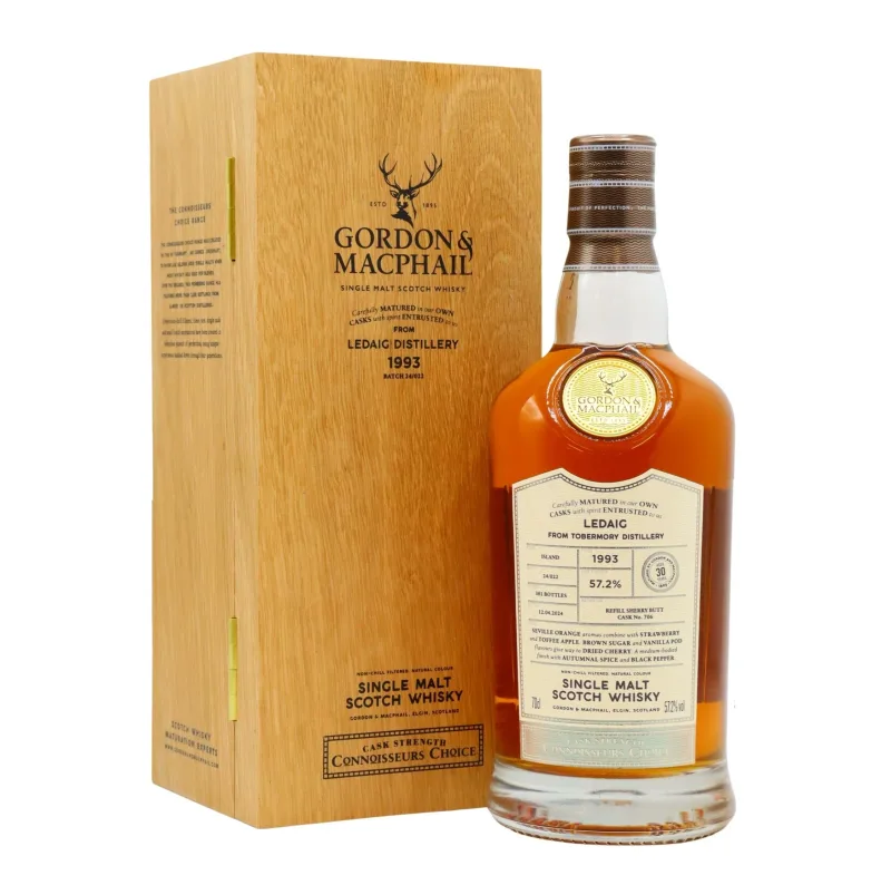 Ledaig – 30 Year Old 1993 Gordon & MacPhail Connoisseurs Choice Single Refill Sherry Butt #706 (2024)