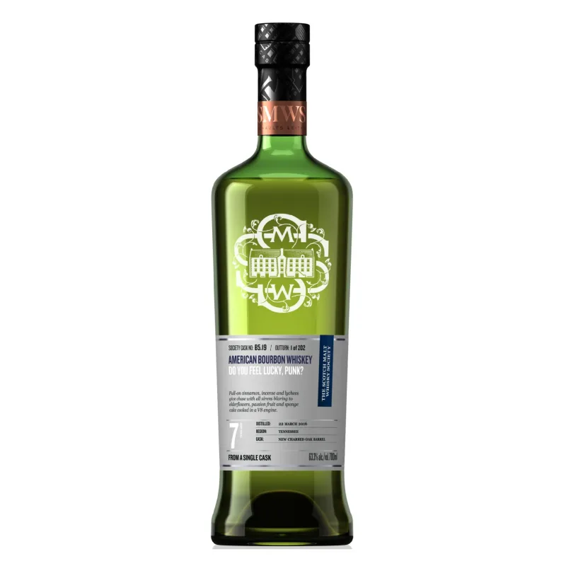 George Dickel – 7 Year Old 2016 SMWS Single Charred Barrel B5.19 Do You Feel Lucky, Punk? Tennessee Whiskey