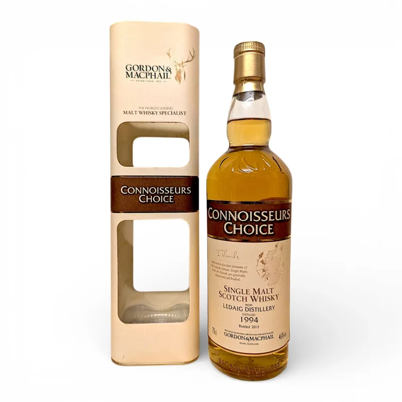 Ledaig 19 Year Old 1994 Gordon & Macphail Connoisseurs Choice New Map Label (2013)