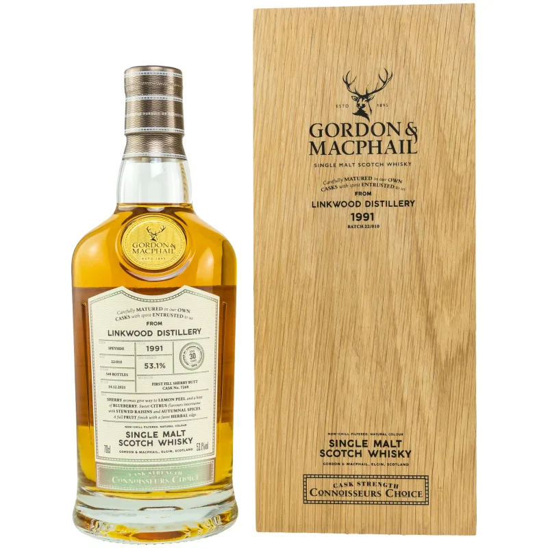 Linkwood 30 Year Old 1991/2021 - Gordon & MacPhail #7268