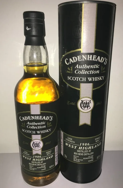 Ben Nevis – 15 Year Old 1986 Cadenhead's Authentic Collection (70cl, 60.3%)