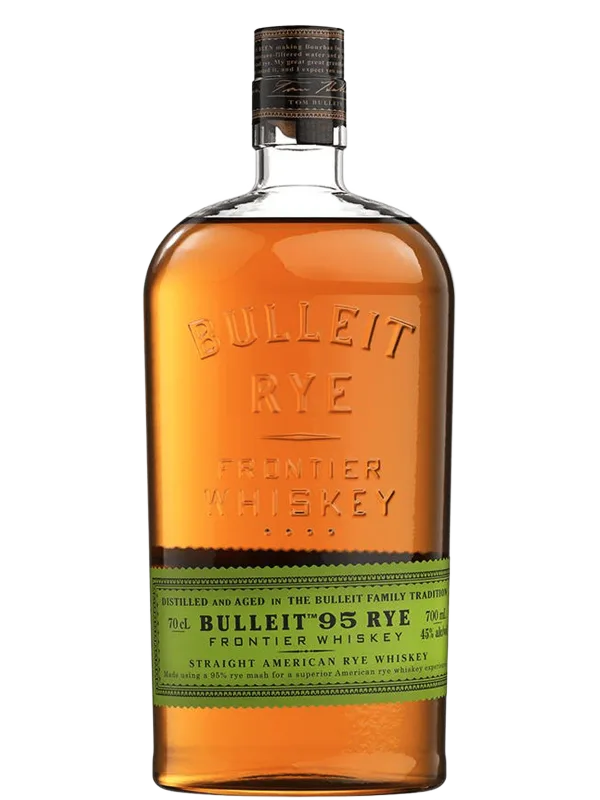 Bulleit Straight Rye Whiskey (70cl, 45%)