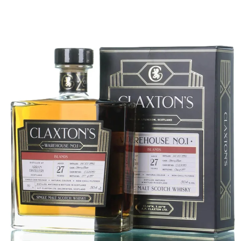 Arran – 27 Year Old 1996 Claxton's Single Sherry Cask #C23090 (2023)
