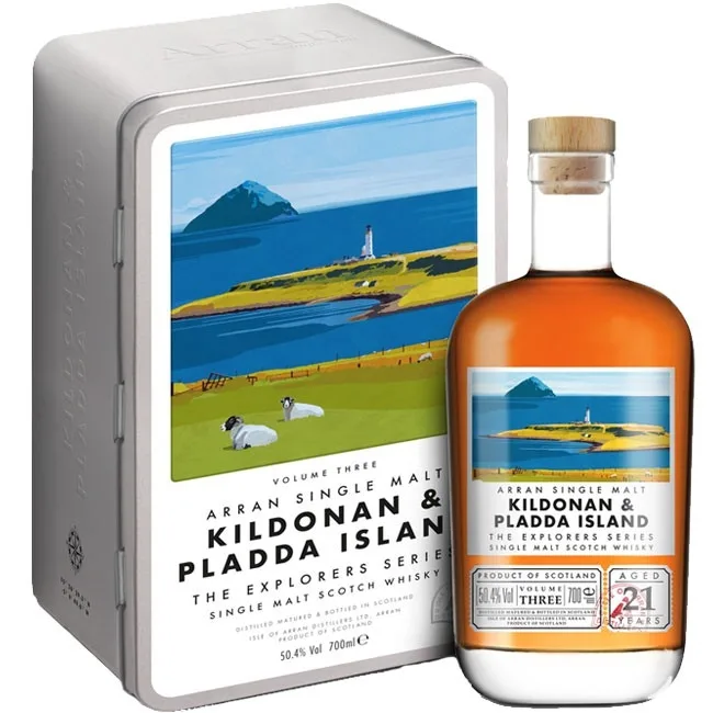 Arran – Kildonan & Pladda Island 21 Year Old The Explorers Series Volume 3 (70cl, 50.4%)