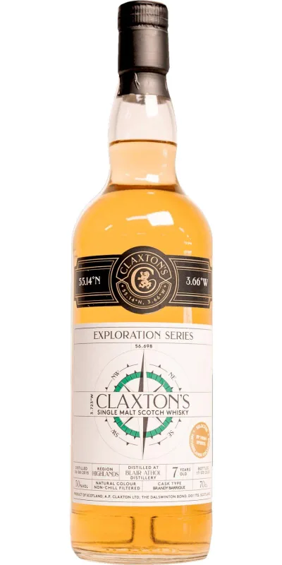 Blair Athol – 2015 7 Years Old Claxton's Exploration Series (70cl, 50%)