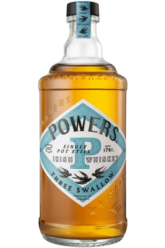 Powers Three Swallow Single Pot Still Irish Whiskey (75cl, 43.2%)