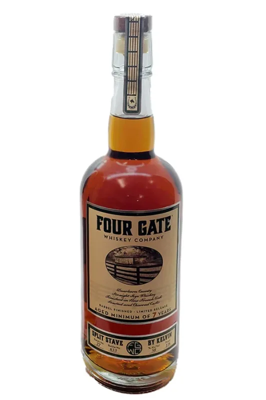 Four Gate Batch 27 Split Stave by Kelvin Rye (75cl, 57.6%)