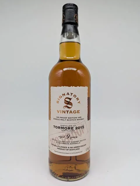 Tormore – 2015 Signatory 100 Proof #45