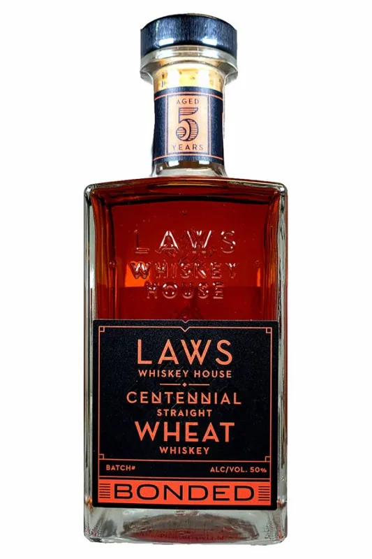A.D. Laws Centennial Wheat Bonded Whiskey (75cl, 50%)