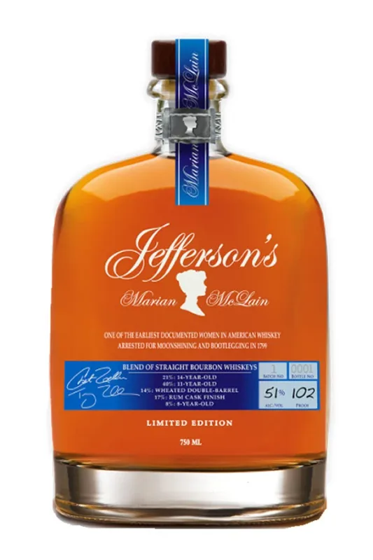 Jefferson's Marian McLain Bourbon (75cl, 53%)