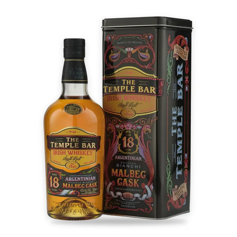 The Temple Bar 18 Year Old Single Malt, Malbec Edition