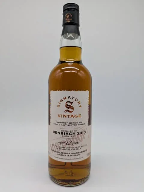 Benriach – 2013 Signatory 100 Proof #69