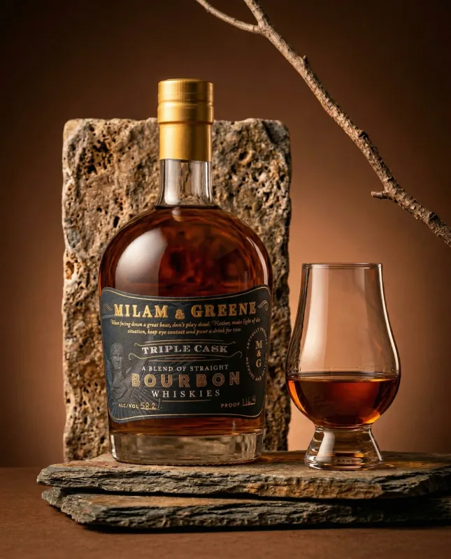 Milam & Greene Triple Cask Blend of Straight Bourbon (70cl, 58.2%)