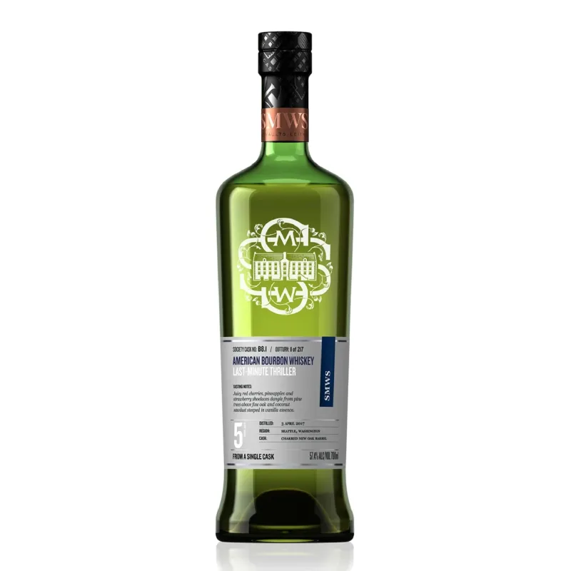 Woodinville – 5 Year Old 2017 SMWS Single New Oak Charred Barrel B8.1 Last-Minute Thriller Washington Straight Bourbon (2022)