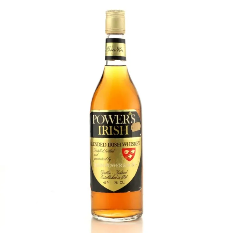 John Power & Son's Gold Label Blended Irish Whiskey 1970s