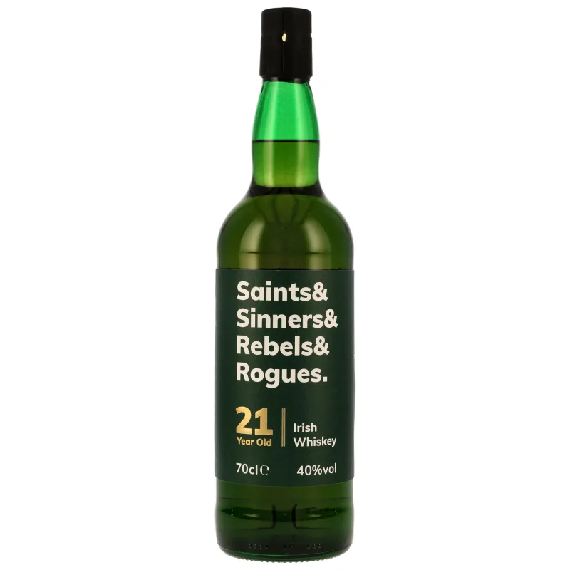 Saints & Sinners & Rebels & Rogues 21 Year Old Irish Whiskey