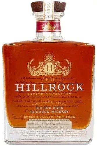 Hillrock Solera Aged Bourbon Whiskey Port Cask Finish