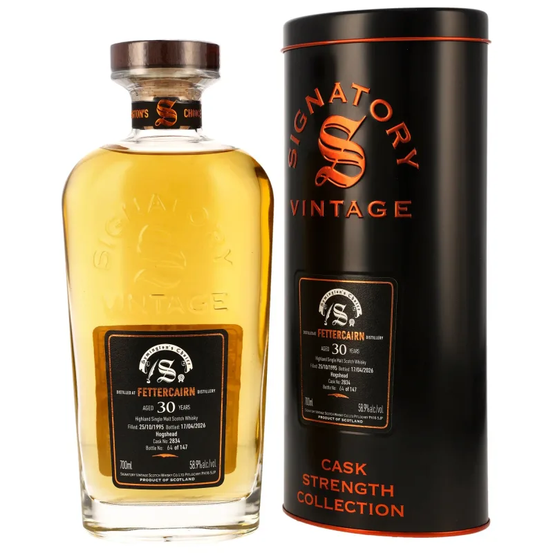 Fettercairn – 1995/2026 30 Year Old Hogshead #2834 Symingtons Choice Signatory Vintage