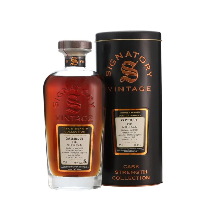 Carsebridge – 1982 Cask Strength Collection 34 Year Old