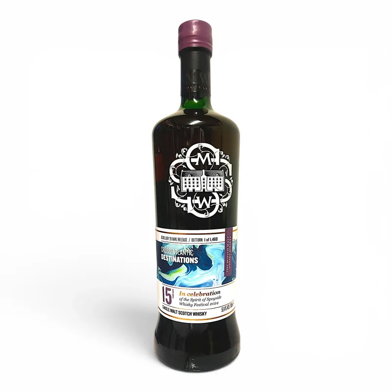 Linkwood – 15 Year Old 2008 SMWS Refill & 1st Fill Oloroso & PX Hogshead 39 Rare Release Cross Atlantic Destinations Spirit of Speyside 2024 Limited Edition Speyside Single Malt Scotch Whisky