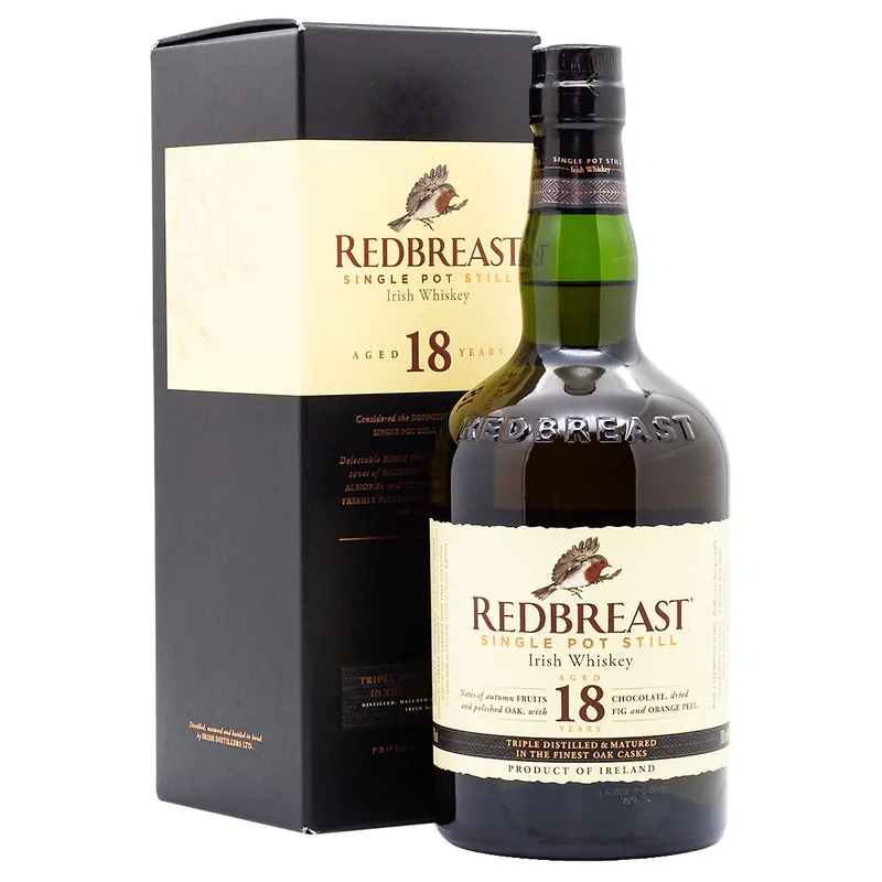 Redbreast Aged 18 Years Single Pot Still Irish Whiskey
