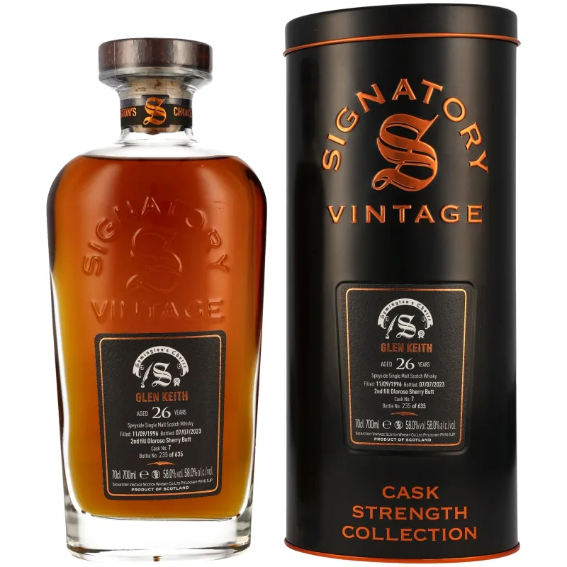 Glen Keith 26 Year Old 1996/2023 - Symington's Choice #7