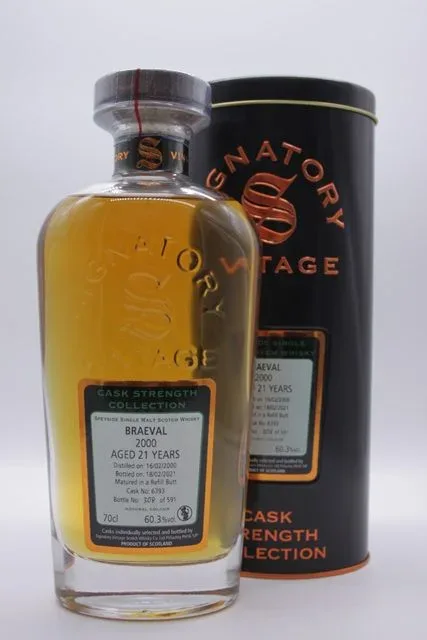 Braeval – 2000 Signatory (70cl, 60.3%)