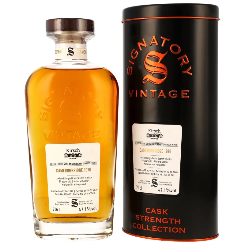 Cameronbridge – 1976 Signatory Cask Strength Collection