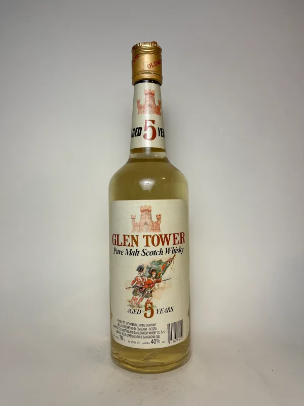 Glen Tower 5 Year Old Blended Scotch Whisky - 1970s