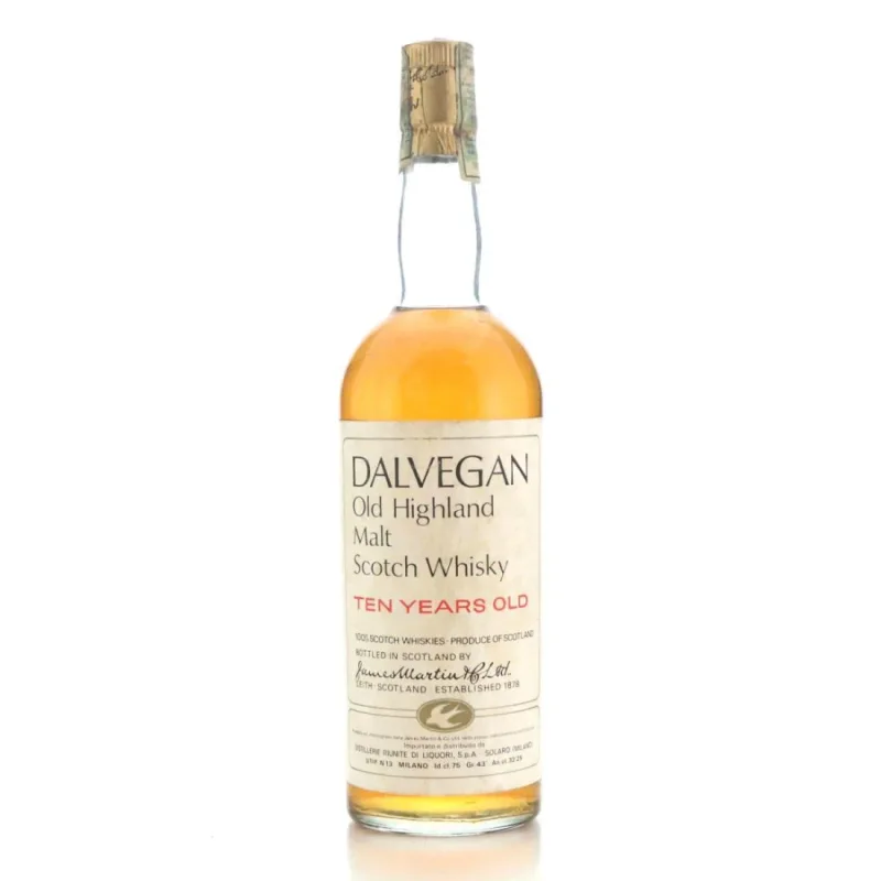 James Martin & Co. Ltd.'s Dalvegan 10 Year Old Blended Highland Scotch Whisky, Distilled 1961