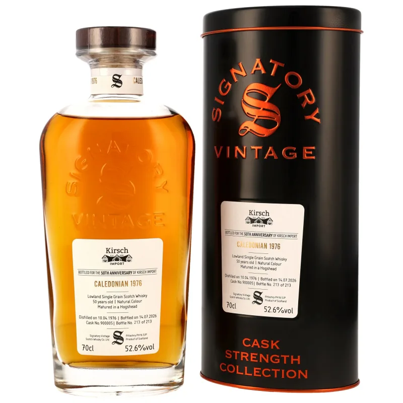 Caledonian – 1976/2026 50 Year Old Single Grain Hogshead #900005 Cask Strength Collection 50th Anniversary