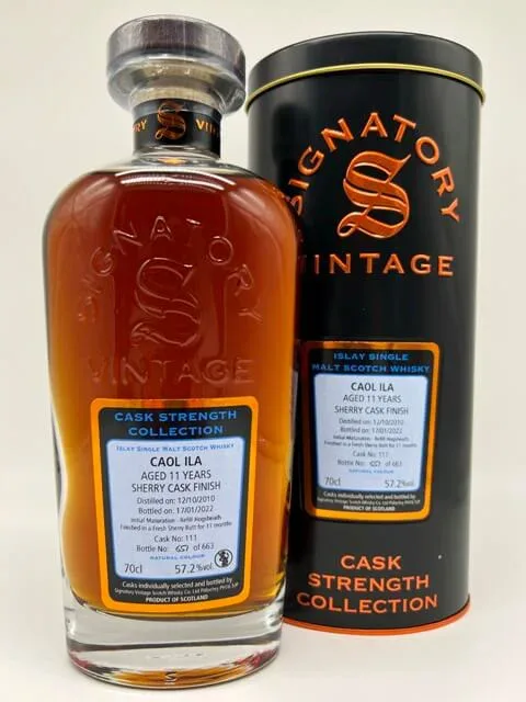 Caol Ila – 2010 Signatory Cask Strength