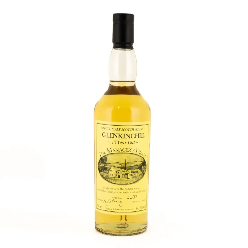 Glenkinchie – 15 Year Old The Manager's Dram Cask Strength Limited Edition (2010)