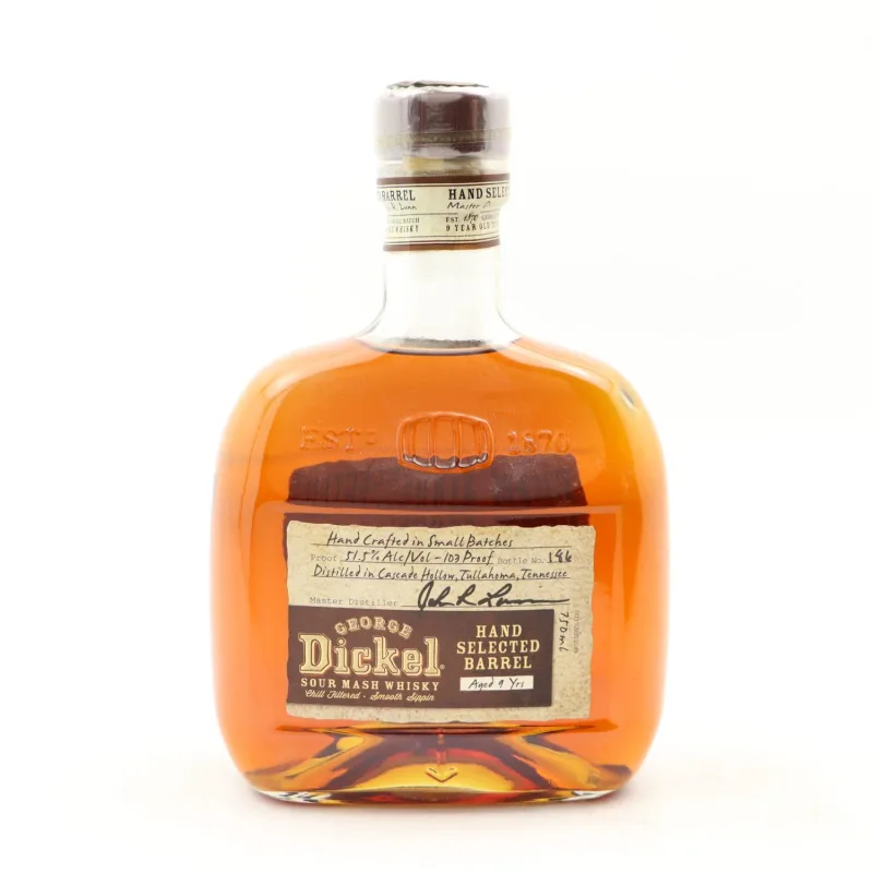 George Dickel – 9YO Single Barrel Tennessee Sour Mash Whisky, Bottled 2016