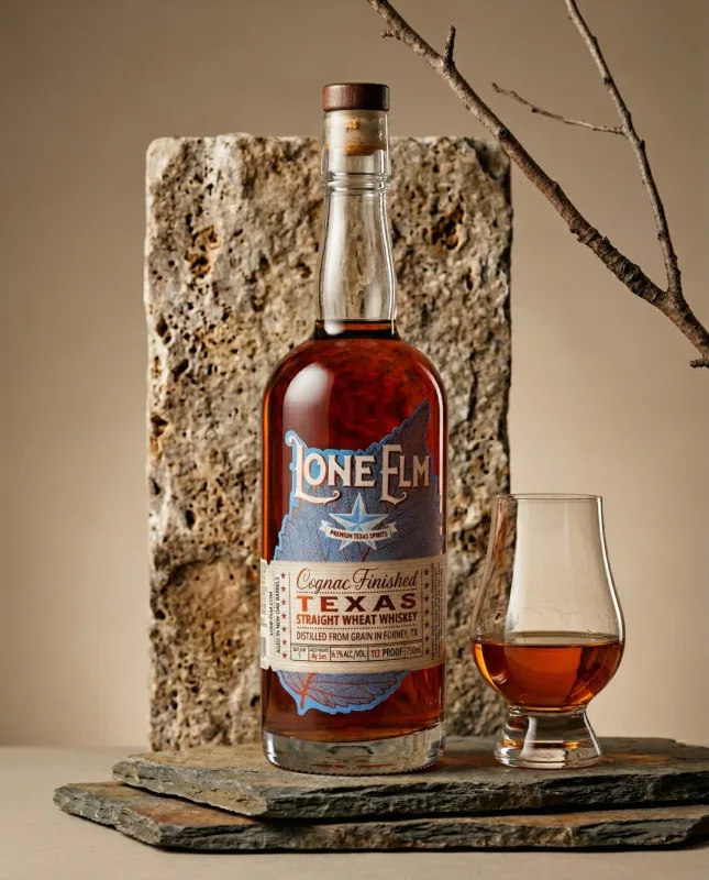 Lone Elm – Cognac Barrel Finish Wheat (70cl, 56.5%)