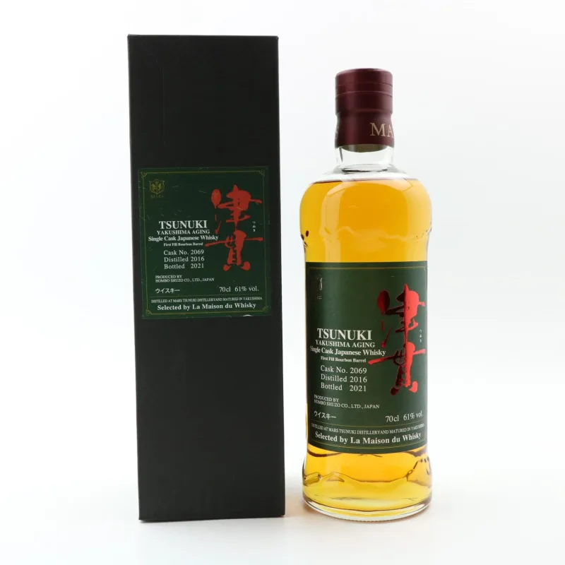 Mars Tsunuki Yakushima Aging 2016 Single First Fill Bourbon Cask #2069 5 Year Old (2021)
