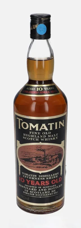 Tomatin – 10 Year Old Highland Malt Scotch Whisky, Distilled 1973, Bottled 1983