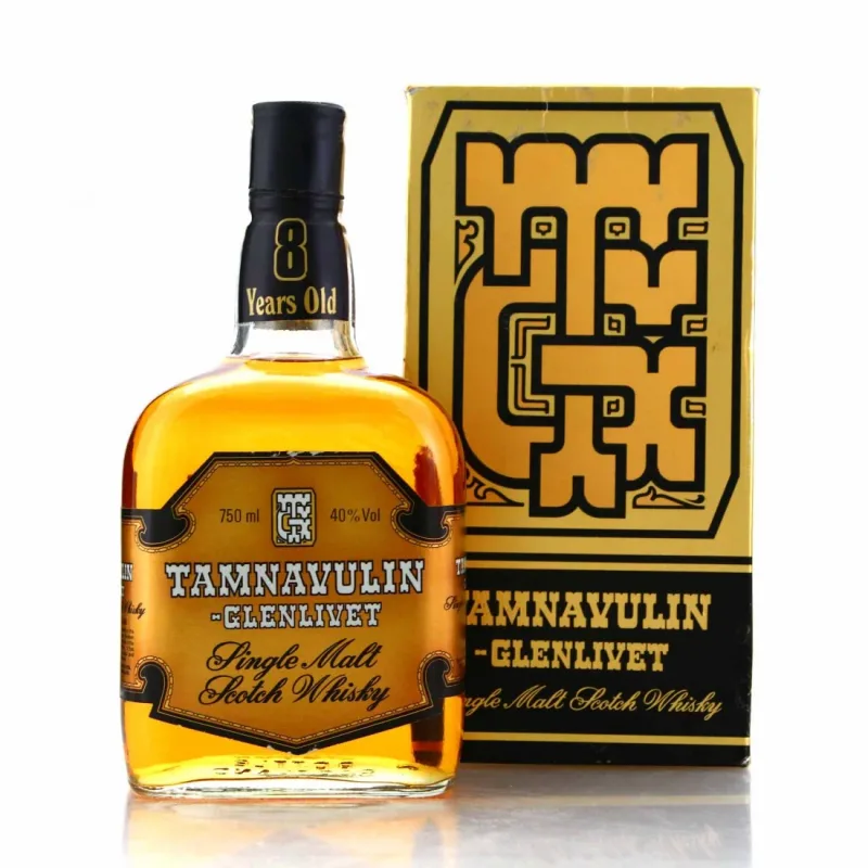 Tamnavulin-Glenlivet 8 Year Old Speyside Single Malt Whisky 1980s