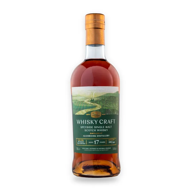 Auchroisk – 17 Year Old Palo Cortado Finish Whisky Craft Season Three (70cl, 51.4%)