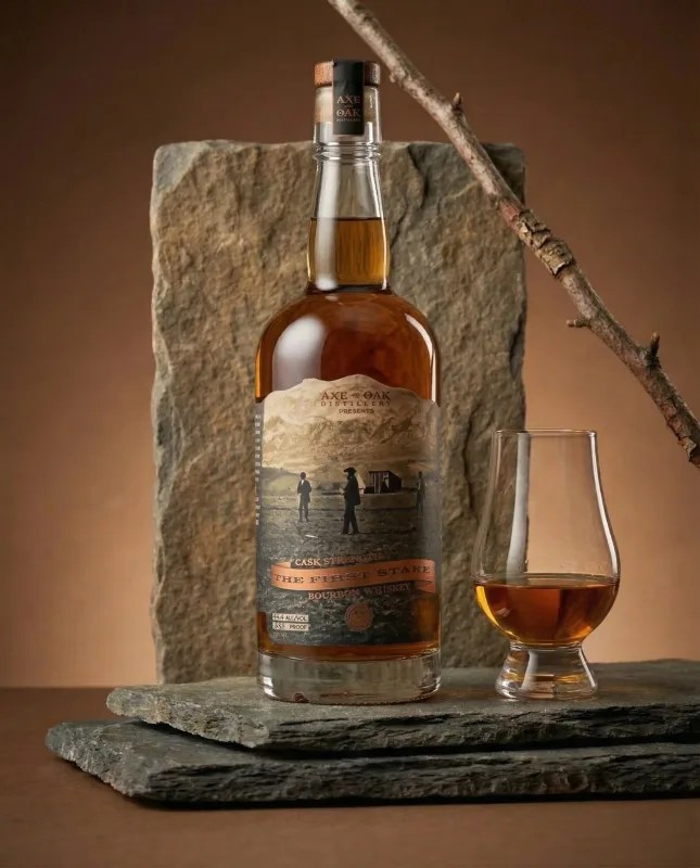 Axe and the Oak Cask Strength Bourbon (70cl, 54.4%)