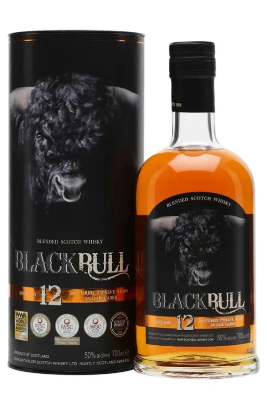 Black Bull 12 Year Old Blended Scotch Whisky (75cl, 50%)
