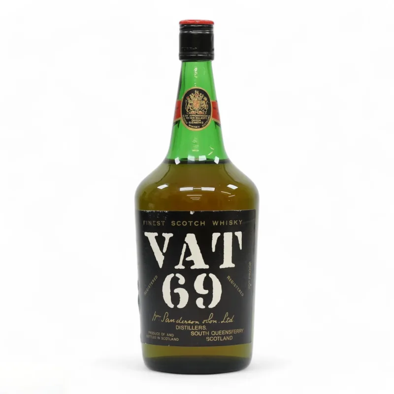 Sanderson's VAT 69 Blended Scotch Whisky 1970s