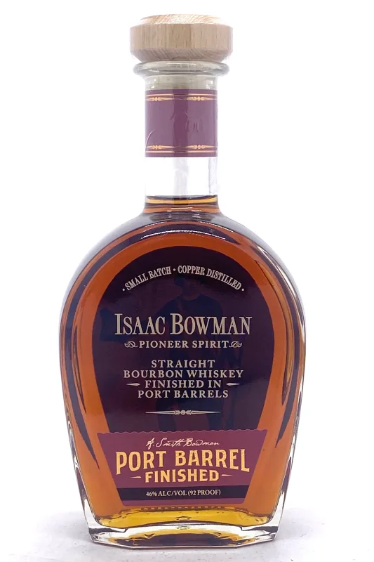Isaac Bowman Pioneer Spirit Straight Bourbon Whiskey Finished in Port Barrels