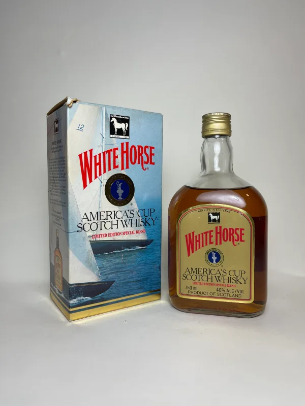 White Horse America's Cup Special Blend 12 Year Old - Bottled 1987 (75cl, 40%)