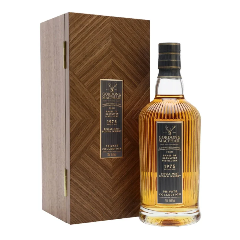 Braes of Glenlivet – 47 Year Old 1975 Gordon & MacPhail Private Collection #1 Single Refill American Oak Hogshead (2021)