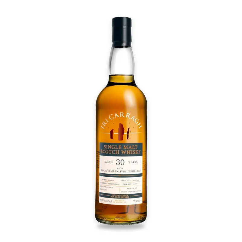Tri Carragh Braes of Glenlivet 30 Year Old