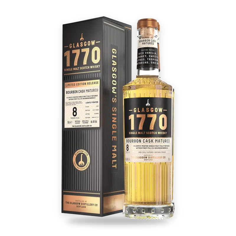 Glasgow 1770 Bourbon Cask Matured 8 Year Old (70cl, 59%)