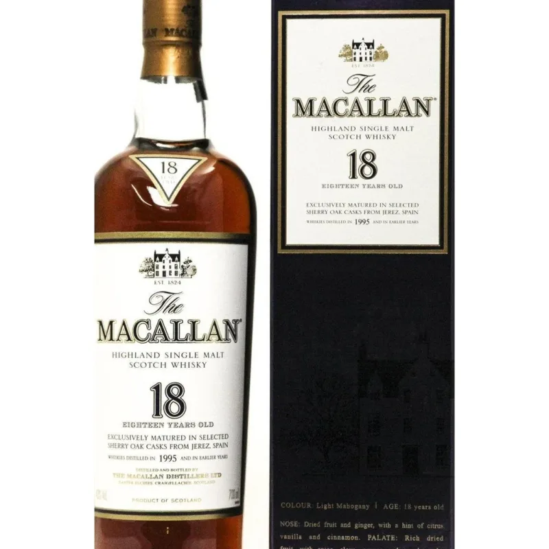 The Macallan – 18 Year Old 1995 (70cl, 43%)