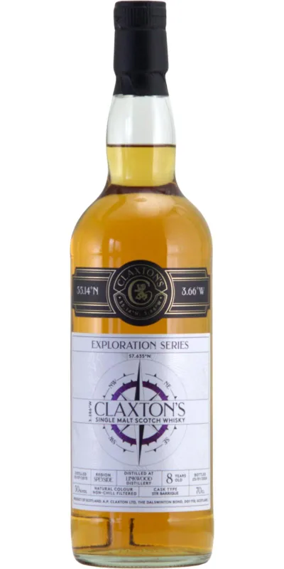 Linkwood – 8 Year Old 2015 Claxton's Exploration Series (70cl, 50%)